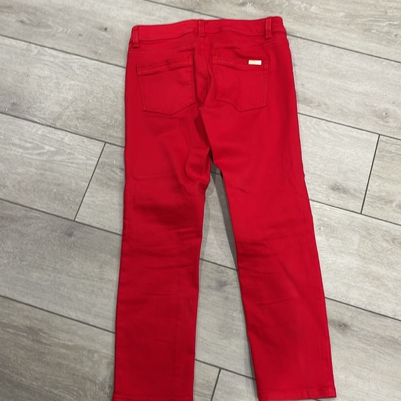 White House black market red crop jeans - Picture 3 of 3
